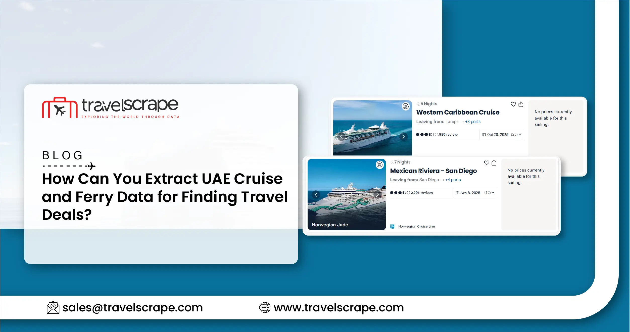   How Can You Extract UAE Cruise and Ferry Data for Finding Travel Deals?